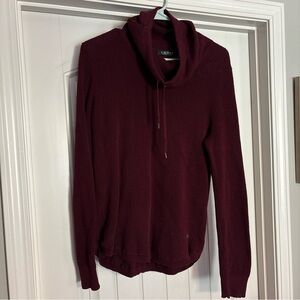 Ralph Lauren Deep Red Turtleneck Sweater